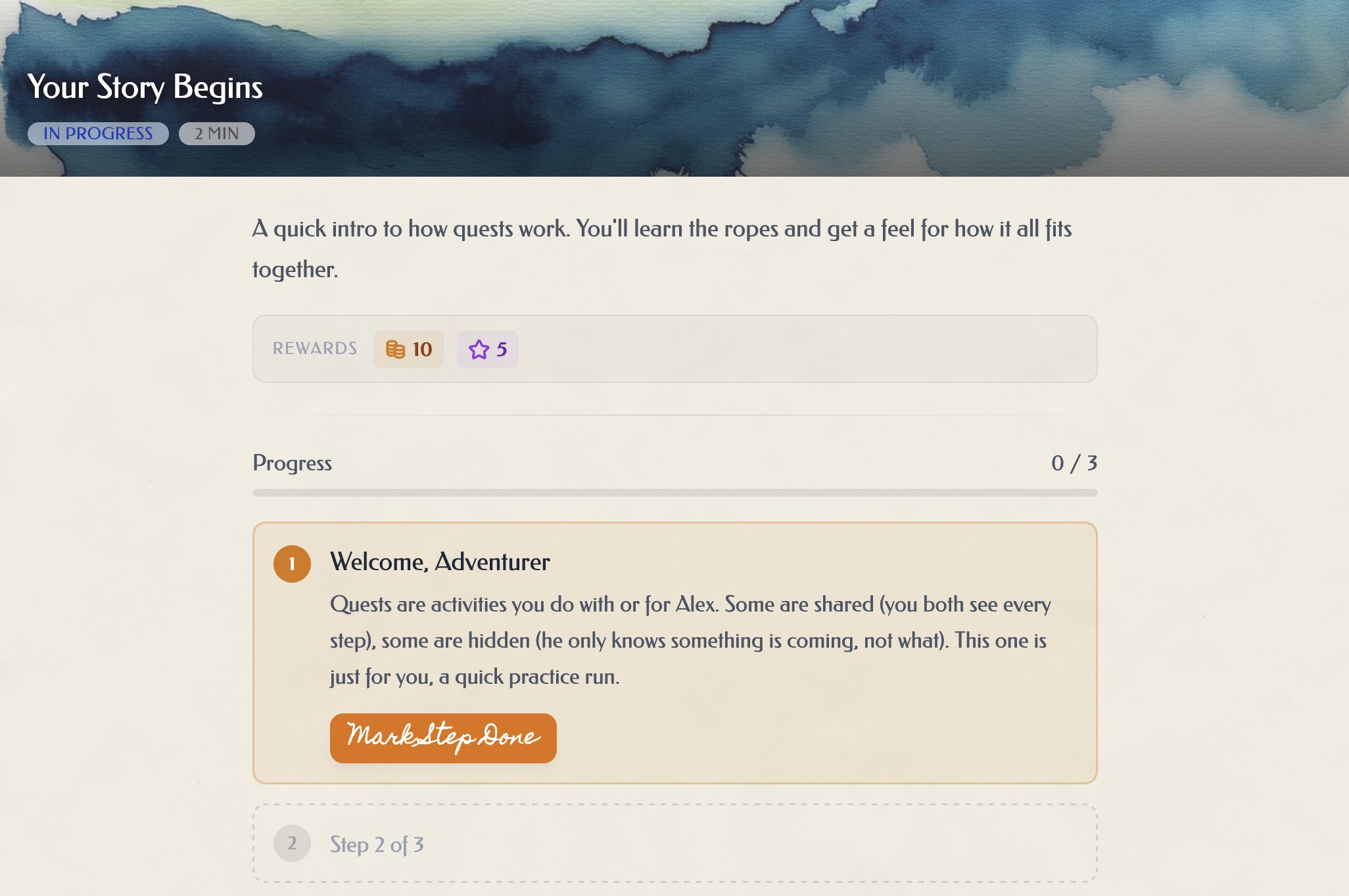 Follow quest steps together